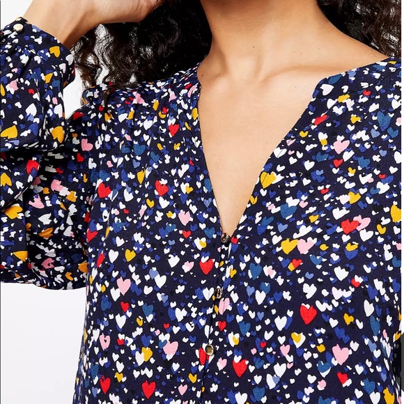 Loft - Heart Ruffle Dress - Picture 2 of 5